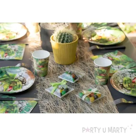 kubeczki dinozaury tyranozaur 240 ml santex 10 szt