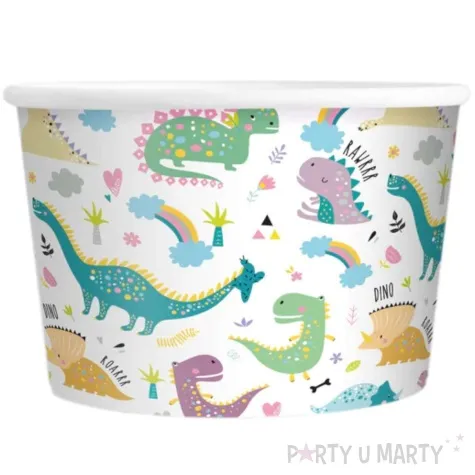 kubeczki do lodow dino party partypal 150 ml 6 szt