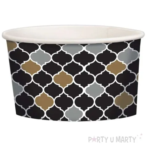 kubeczki do lodow koniczynka czarne 12 szt