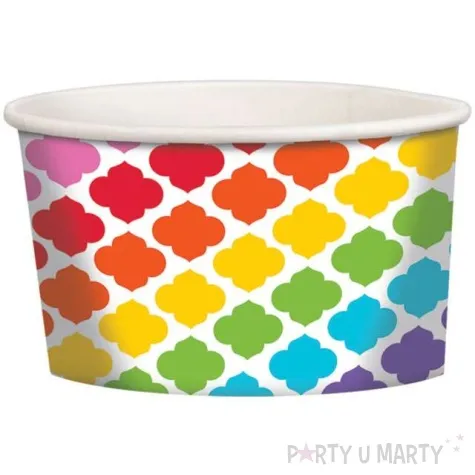 kubeczki do lodow koniczynka teczowe 12 szt