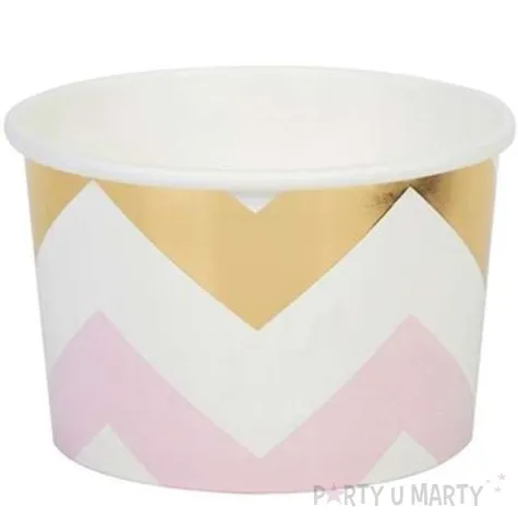 kubeczki do lodow pattern works pink chevron neviti 8 szt