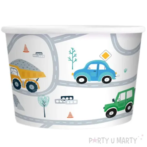 kubeczki do lodow pojazdy budowa partypal 150 ml 6 szt