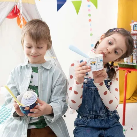 kubeczki do lodow pojazdy budowa partypal 150 ml 6 szt