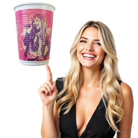 kubeczki hannah montana rozowe godan 10 szt