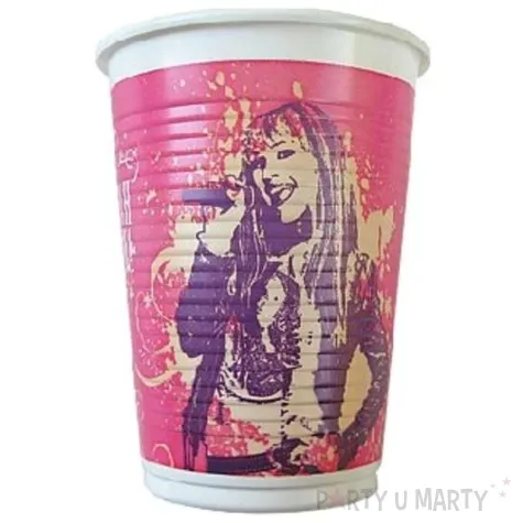 kubeczki hannah montana rozowe godan 10 szt