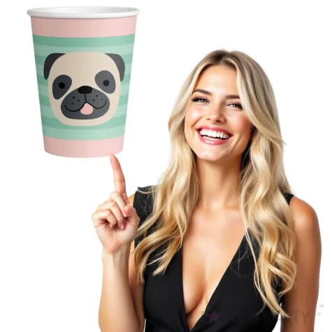 kubeczki hello zwierzaki amscan 250 ml 8 szt