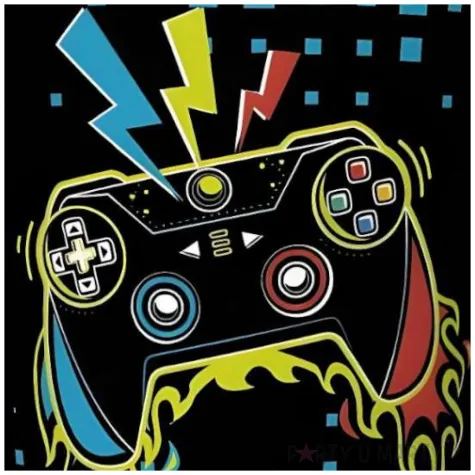 kubeczki papapierowe gaming pad czarny maki 250 ml 8 szt