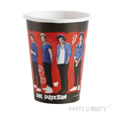 kubeczki papierowe 200 ml one direction 8 szt
