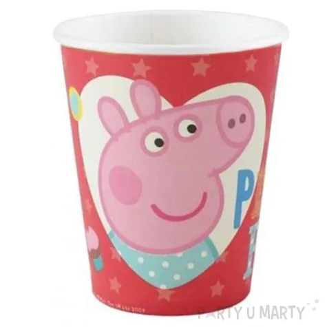 kubeczki papierowe 200 ml swinka peppa 8 szt