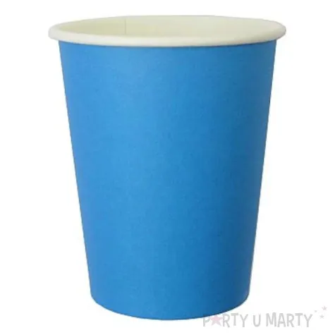 kubeczki papierowe 250 ml niebieskie 6 szt