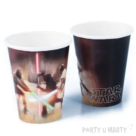 kubeczki papierowe 250 ml star wars 8 szt