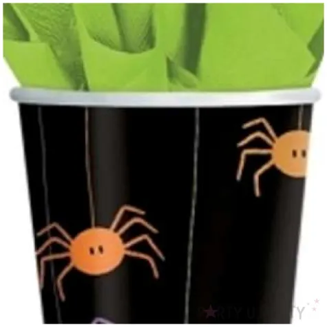 kubeczki papierowe 266 ml spider frenzy 8 szt
