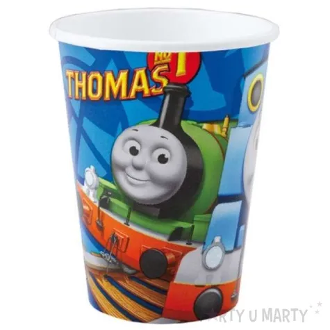 kubeczki papierowe 266 ml tomek i przyjaciele 8 szt