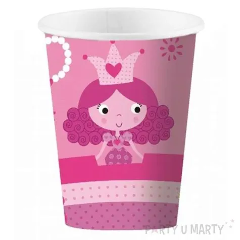 kubeczki papierowe 270 ml ksiezniczka 6 szt