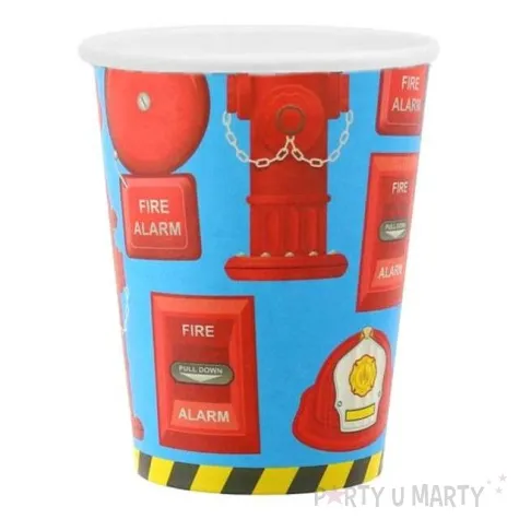 kubeczki papierowe 270 ml straz pozarna 6 szt