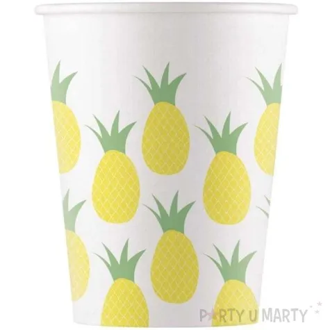 kubeczki papierowe ananas procos 200 ml 8 szt