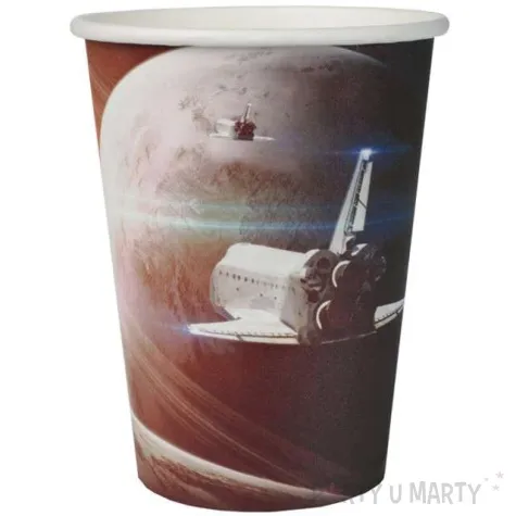 kubeczki papierowe astronauci santex 250 ml 10 szt