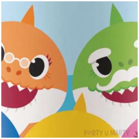 kubeczki papierowe baby shark procos 200 ml 8 szt