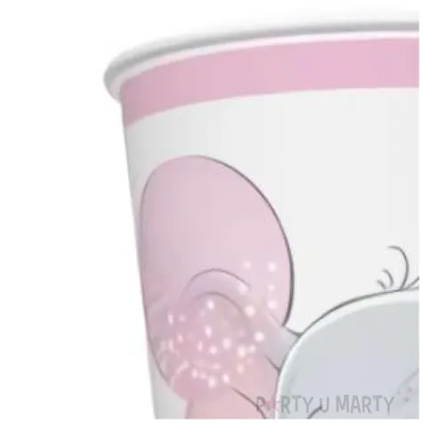 kubeczki papierowe baby shower girl slonik z balonem mix maki 250 ml 8 szt