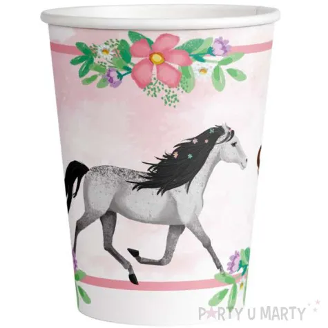 kubeczki papierowe bajkowy konik amscan 250 ml 8 szt