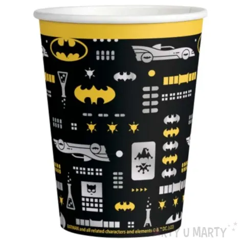 kubeczki papierowe batman amscan 250 ml 8 szt