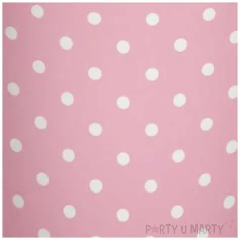 kubeczki papierowe biale kropki rozowe paw 250 ml 10 szt