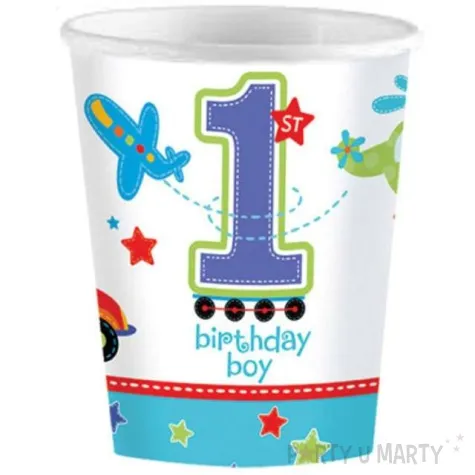 kubeczki papierowe birthday boy amscan 266 ml 8 szt