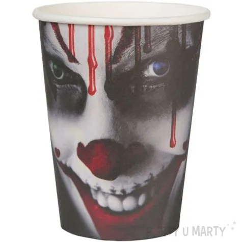 kubeczki papierowe bloody halloween santex 250 ml 10 szt