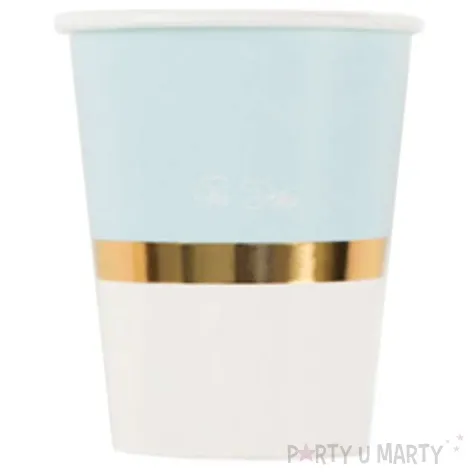 kubeczki papierowe chic blue givi italia 250 ml 8 szt