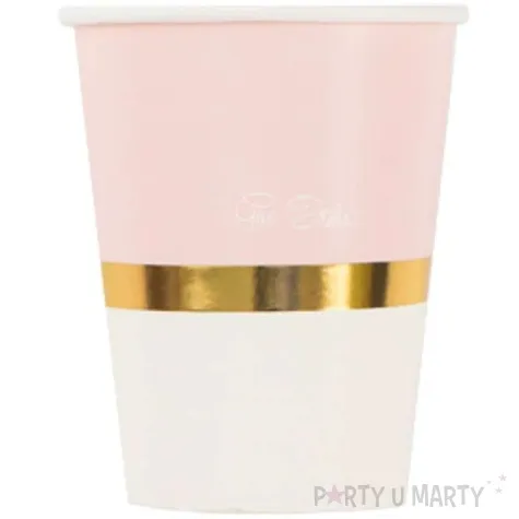 kubeczki papierowe chic pink givi italia 250 ml 8 szt