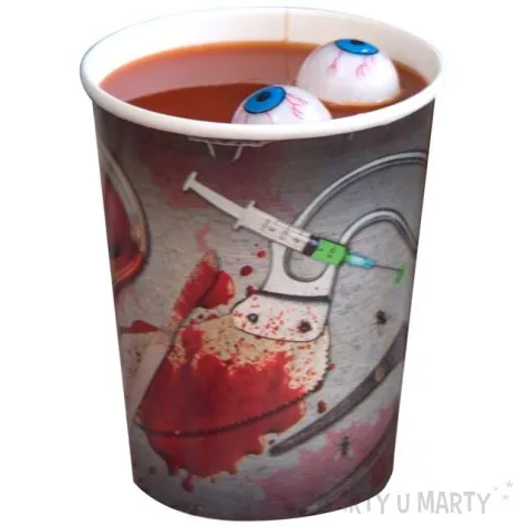 kubeczki papierowe chirurg sadysta folat 250 ml 8 szt