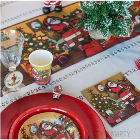 kubeczki papierowe christmas time santex 250 ml 10 szt