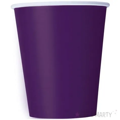kubeczki papierowe classic fioletowy unique 270 ml 8 szt