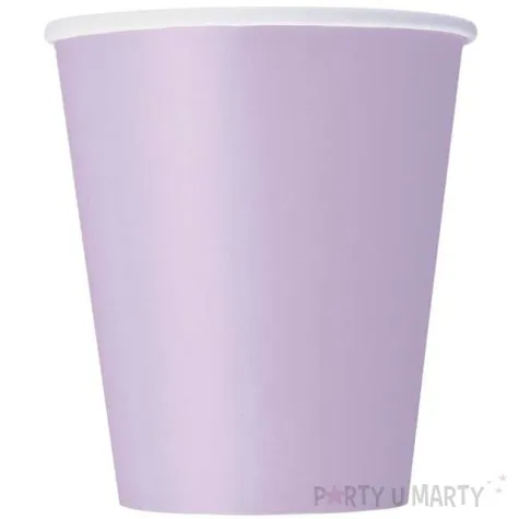 kubeczki papierowe classic lawendowe unique 270 ml 14 szt