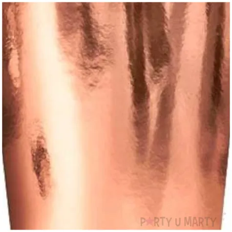 kubeczki papierowe classic metalik rozowe zloto 6 szt jix