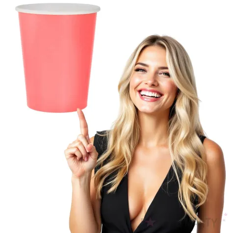 kubeczki papierowe classic rozowe godan 270 ml 14 szt