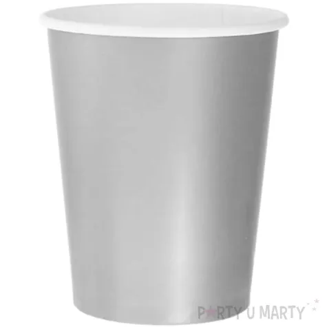 kubeczki papierowe classic srebrne godan 270 ml 14 szt