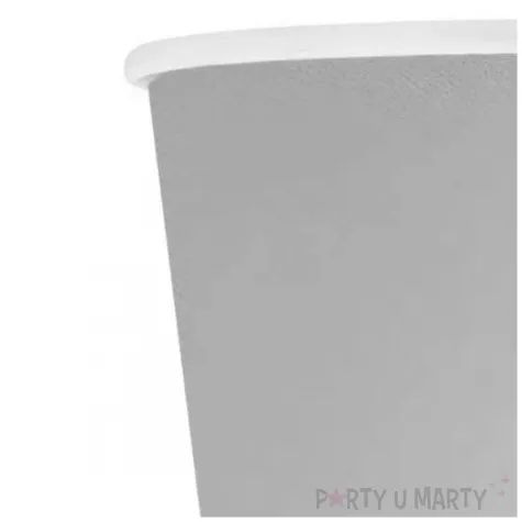 kubeczki papierowe classic srebrny unique 270ml 8 szt