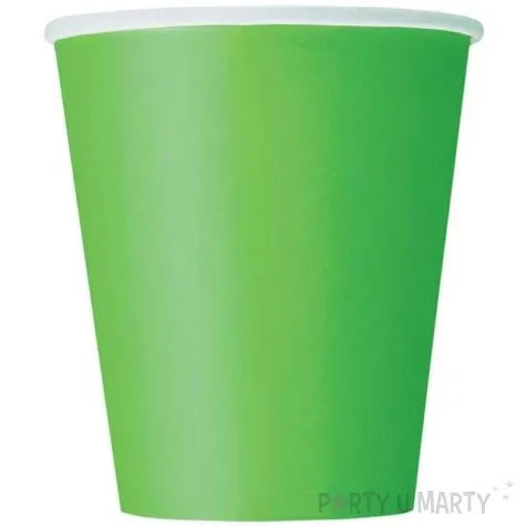 kubeczki papierowe classic unique zielone 266 ml 8 szt
