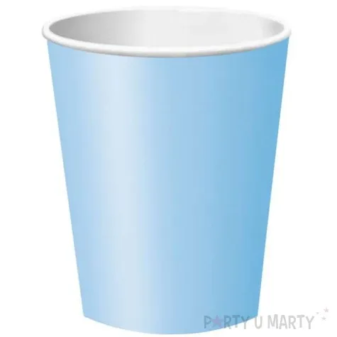 kubeczki papierowe classic xl blekitne 355 ml 10 szt