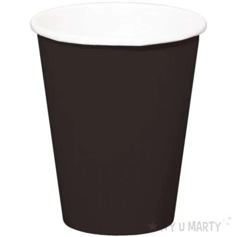 kubeczki papierowe classic xl czarne folat 350 ml 8 szt