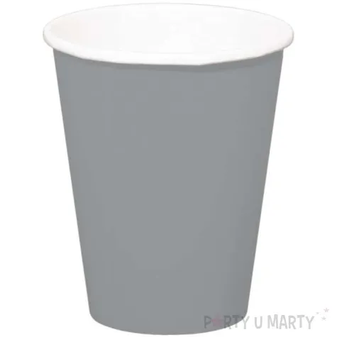 kubeczki papierowe classic xl srebrne folat 350 ml 8 szt