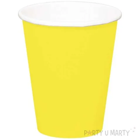 kubeczki papierowe classic xl zolty folat 350 ml 8 szt