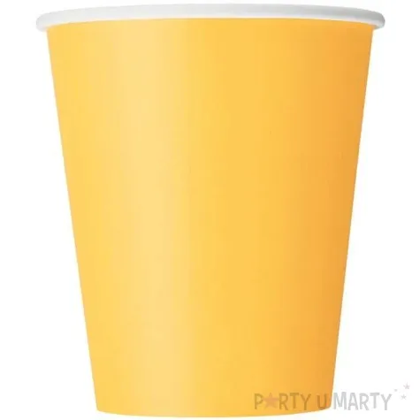 kubeczki papierowe classic zolty unique 270 ml 14 szt