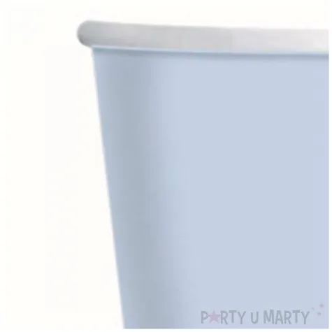 kubeczki papierowe clear sky blekitny amscan 237 ml 8 szt