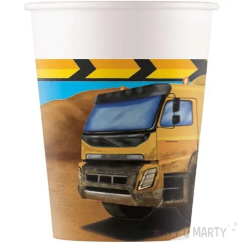 kubeczki papierowe construction budowa betoniarka procos 200 ml 8 szt