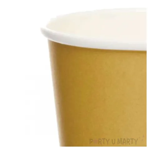 kubeczki papierowe creme brulee zolty amscan 237 ml 8 szt