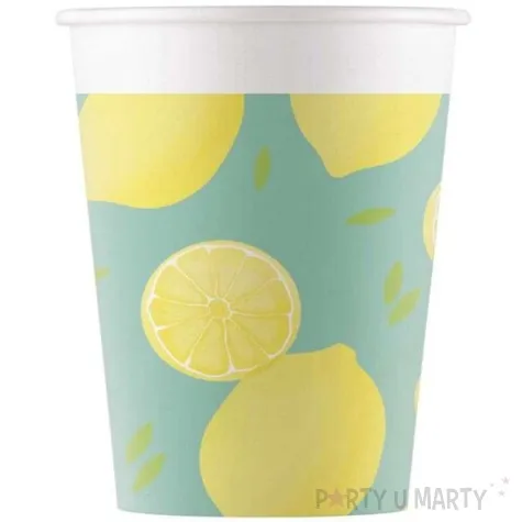 kubeczki papierowe cytryny procos 200 ml 8 szt