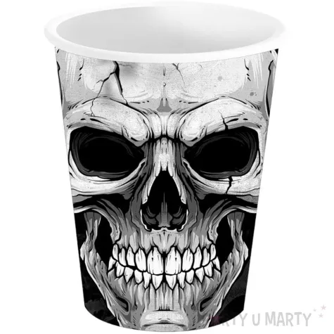 kubeczki papierowe czaszka guirca 240 ml 6 szt