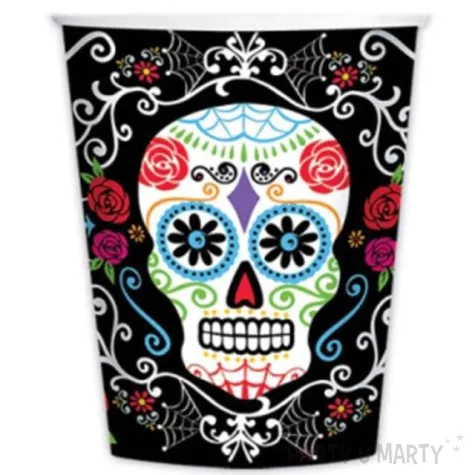 kubeczki papierowe day of the dead amscan 250 ml 10 szt